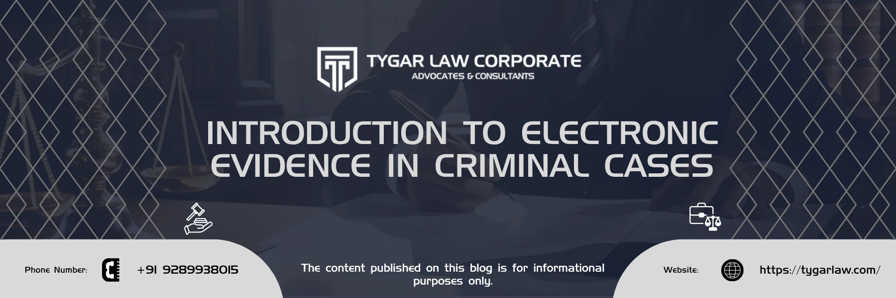 Introduction to Electronic Evidence in Criminal Cases