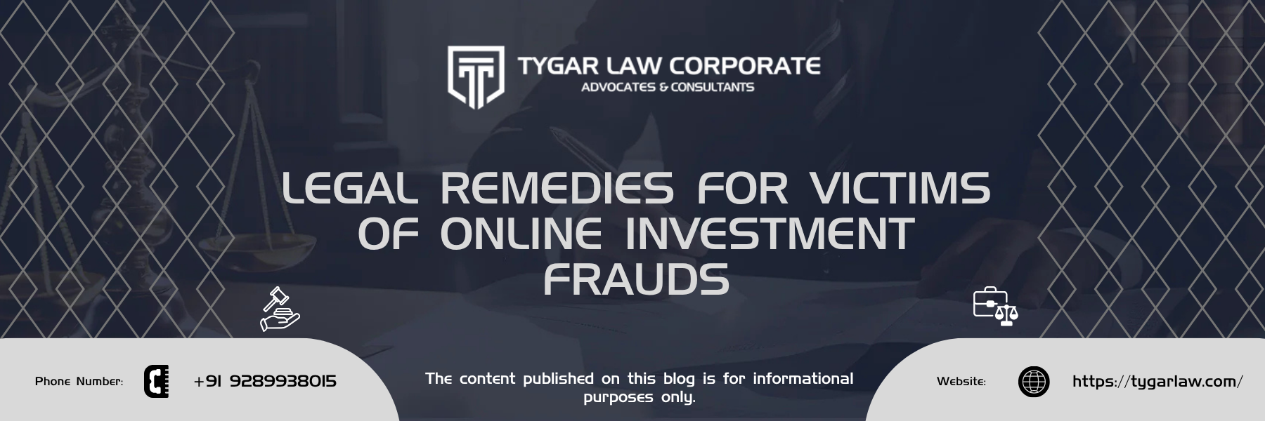 Legal Remedies for Victims of Online Investment Frauds in India