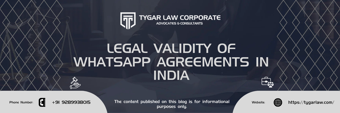Legal Validity of WhatsApp Agreements in India